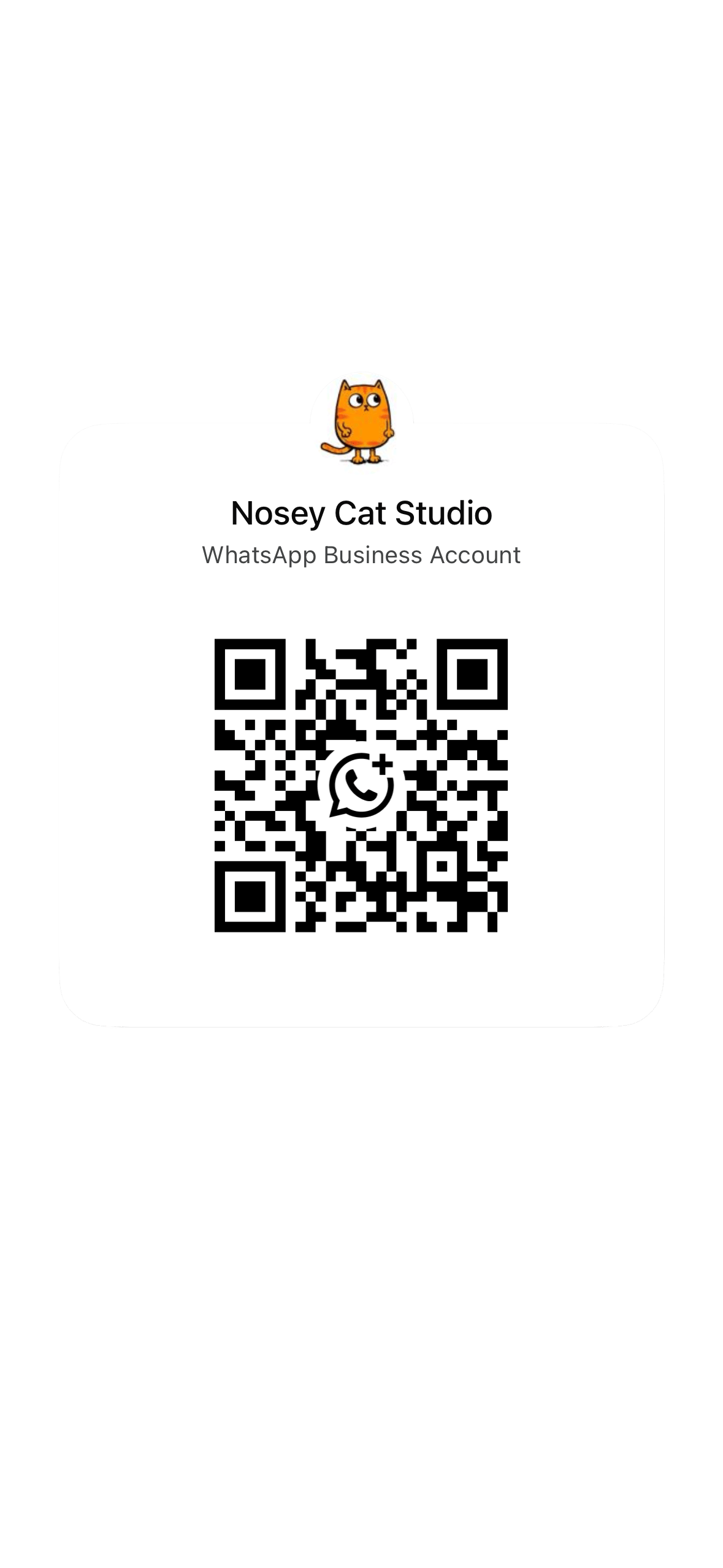 WhatsApp Business QR